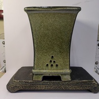 Pot à Bonsaï en Céramique Émaillée pour Extérieur, Meilleure Vente 2026, Nouveauté Tendance