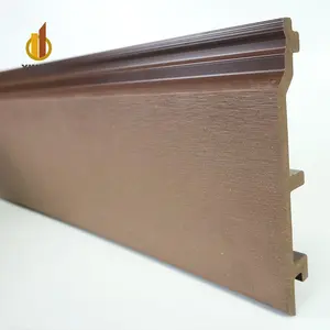 YINING outdoor PE wall panel wpc wall cladding exterior wall decor shiplap siding splicing easy install house decoration