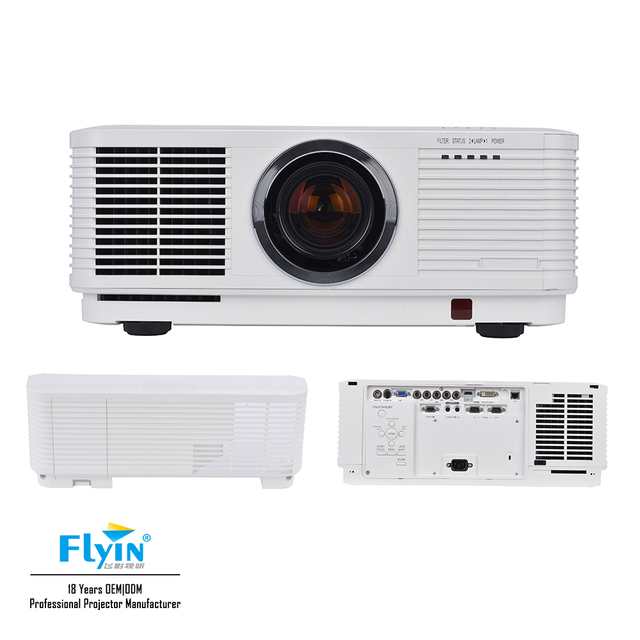 Outdoor 3d Maaping 4k Movie 12000 Lumens Double Lamp DLP Wuxga 150000000:1 Large Venue Projector