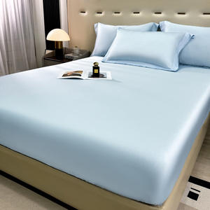 Respirável Ice Silk Colchão Protector Hypoallergenic Pele Sensível 360 ° Secure Wrap Deep Pocket Cover Impermeável Folha Equipada - Product Image 6