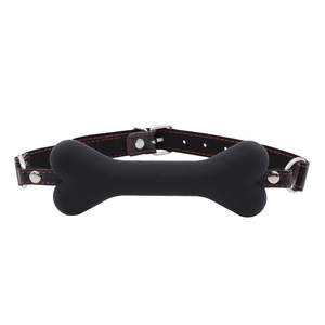 BDSM cane schiavo osso <span class=keywords><strong>in</strong></span> pelle imbracatura a bocca aperta bavaglio orale testa di flagello giocattoli sessuali per donne abbigliamento <span class=keywords><strong>Bondage</strong></span> - Product Image 5