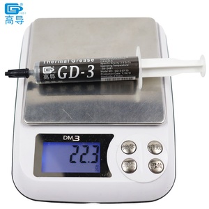 <span class=keywords><strong>2</strong></span> pezzi di peso netto 15 grammi di GD-<span class=keywords><strong>3</strong></span> grigio 7.5 W/M-K termoconduttivo pasta di grasso in gesso composti dissipatore di calore per CPU LED GPU - Product Image 2
