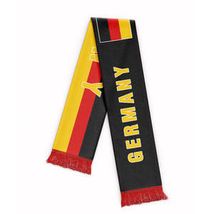 ผ้าพันคอฟุตบอลผ้าถักลายอะคริลิคผ้าแจ็คการ์ดสำหรับวันชาติโปรโมชั่นแฟนคลับ - Product Image 4