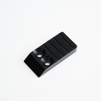 Pièces en aluminium usinées sur mesure par CNC, revêtement en poudre noire, anodisation, tournage de précision, fraisage, composants mécaniques métalliques OEM
