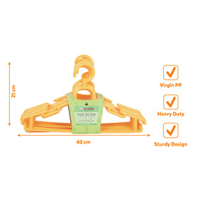 Display Hangers PP <b>Plastic</b> Heavy Duty Single Tier Modern Design Injection Molded Wardrobe Clothes Hangers Shirts T-Shirts - Product Image 4