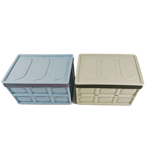 Caja de almacenamiento de plástico de gran capacidad con tapa Contenedor de almacenamiento de plástico duradero - Product Image 4