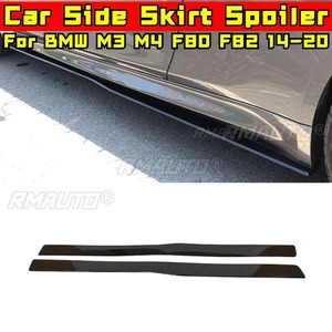 สเกิร์ตข้างรถยนต์ ลิปสปอยเลอร์ ดิฟฟิวเซอร์กันกระแทก สำหรับ BMW M3 M4 F80 F82 2014-2020 ชุดแต่งสเกิร์ตข้างรถยนต์ - Product Image 2
