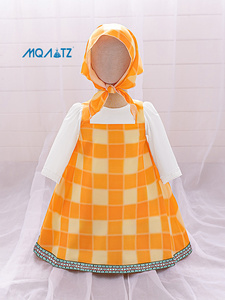 Disfraz de Cosplay de la Historia de Masha, Vestido de Manga Corta Rojo Rosa para Niñas, Estilo Masha - Product Image 2