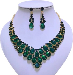 Conjuntos de Joyería de Cristal con Pedrería para Novia, Estilo Exagerado, de Moda Cristiana para Mujer, los Más Vendidos, para Boda al por Mayor 2025 - Product Image 3