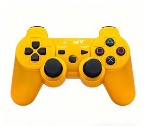 Manette sans fil PS-3, joystick à fonctions complètes, barre lumineuse, double moteur à vibration, gyroscope, <span class=keywords><strong>PS3</strong></span> Slim pour PC, jeux mobiles avec logo - Product Image 5