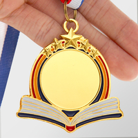 Médaille de football 3D or argent bronze alliage de zinc en métal avec épingles personnalisées Médaille de zinc en métal personnalisé