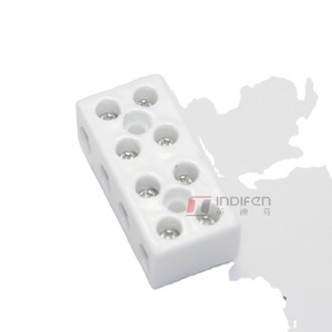 Terminal de Cerámica de 4 Vías, Bloque de Terminales de Cerámica, Conector de Porcelana, Conexión de Cerámica - Product Image 1