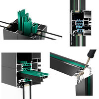 Fenêtre fixe en aluminium personnalisée Huasin pour usage extérieur, fenêtre en verre durable pour villas, projets résidentiels et commerciaux