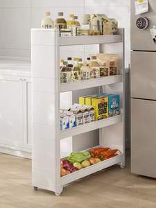 Organisateur de chariot en plastique de supports de stockage de cuisine moule utilisé - Product Image 2