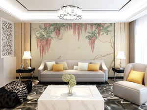 <span class=keywords><strong>Carta</strong></span> da <span class=keywords><strong>parati</strong></span> dipinta a mano su misura 3d natura paesaggio murale dipinto a mano <span class=keywords><strong>carta</strong></span> da <span class=keywords><strong>parati</strong></span> <span class=keywords><strong>carta</strong></span> murale farfalla floreale - Product Image 3