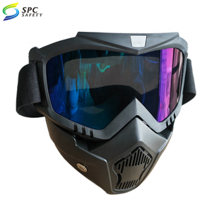 Maschera Tattica Protettiva Integrale Regolabile per Paintball, Casco da Moto, Occhiali da Guida con Visiera Staccabile - Product Image 2