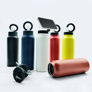 24oz stainless steel water <b>bottle</b> double-wall with magnetic lids bpa-free <b>750ml</b> stainless steel water <b>bottle</b> with straw - Product Image 3