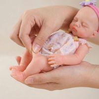 Poupée Bébé Reborn en Silicone Souple Ultra-Realiste, Corps Entier, 12 Pouces – Meilleure Vente