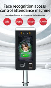 نظام تحكم في الوصول للأبواب بشاشة 7 بوصات مع بصمة الإصبع ورمز الاستجابة السريعة وتقنية RFID، برنامج إدارة سحابية مع خاصية التعرف على الوجه للبوابات الدوارة - Product Image 2