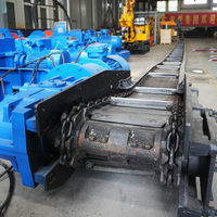 Convoyeur à grattoirs robuste avec plateau en acier de gros calibre, capacité de 8500 kg, garantie de 1,5 an pour le transport minier souterrain