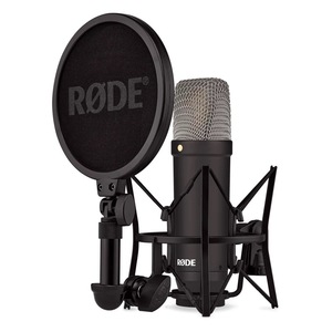 Micrófono <span class=keywords><strong>RODE</strong></span> <span class=keywords><strong>NT1</strong></span> Signature Series con Soporte Antivibratorio SM6 y Filtro Antipop para Grabación Vocal, Micrófono para Transmisión en Vivo - Product Image 1