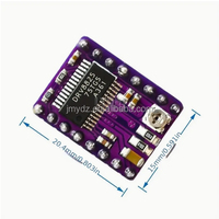 Controlador de Motor Paso a Paso StepStick DRV8825 Pololu-Reprap, PCB de 4 Capas, Kit de Desarrollo Sanguinololu RAMPS