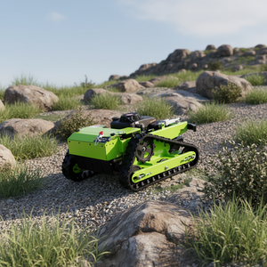 Cortacésped Automático a Gasolina <span class=keywords><strong>con</strong></span> Control Remoto y Altura de Corte Ajustable para Jardín Pequeño o Villa - Product Image 4