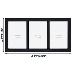 Collage del <span class=keywords><strong>mercado</strong></span> europeo Marco DE FOTOS Muestra Diarios Imagen 4*6 pulgadas Marco Aberturas MDF Shadow Box Frame - Product Image 1