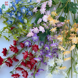 Fleurs artificielles en soie mélangée, décorations de mariage, style romantique et rêveur, arrangements floraux à tige unique en forme de céleri - Product Image 1