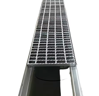 Grille de drainage découpée sur mesure pour plateforme de station de péage, plateforme de pesée de camions, station de pompage, utilisation en usine