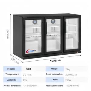 Mini-réfrigérateur commercial Monster Energy 2026 le plus vendu pour boissons énergisantes, porte vitrée avec logo LED, refroidissement <span class=keywords><strong>professionnel</strong></span> - Product Image 4