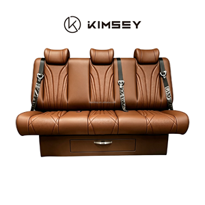 Sofá <span class=keywords><strong>Cama</strong></span> de Cuero Ajustable de Lujo KIMSEY de 3 Plazas para Ford Transit <span class=keywords><strong>T6</strong></span> T8 Tourneo - Product Image 4