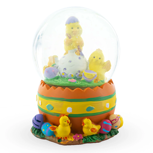 <span class=keywords><strong>Kit</strong></span> de mini-bouteilles d'eau en forme de globe à neige pour Pâques, décoration de printemps pour la maison avec des poussins en résine - Product Image 4