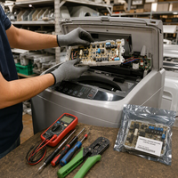 Repuestos para Lavadora de Tambor Totalmente Automática Inteligente, Motor con Certificación CE ROHS Samsung para Venta al por Mayor, PCBA Personalizada de Fábrica