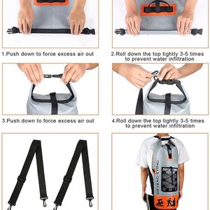 Nouveau produit : sac à dos étanche pour les sports nautiques, le surf, la natation, le camping, la pêche, le rafting et les activités en mer - Product Image 4