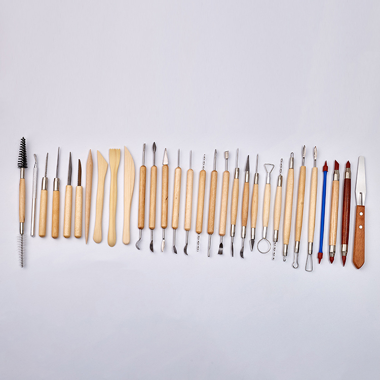 Pottery Tools by Clay Sculpting Tool Set 30 pieces the Most Essential Ceramic Tool Kit