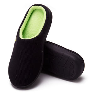 Pantoufle à enfiler Style léger imperméable anti-glissant bout fermé mousse à <span class=keywords><strong>m</strong></span>émoire de forme semelle en caoutchouc intérieur extérieur hiver pantoufle pour homme - Product Image 6