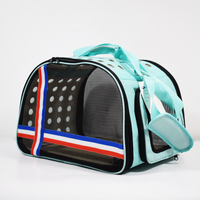 Sac à dos de transport pour animaux de compagnie, respirant, en maille transparente bleue, pour chiens, en promotion en Europe