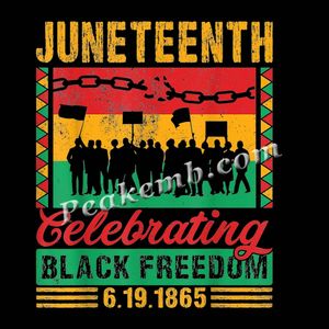 Impression Hotsale Juneteenth est mon jour de l'indépendance DTF transferts de presse à chaud conceptions pour t-shirt - Product Image 3