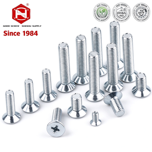 Oferta Especial: Tornillo de Cabeza Avellanada Phillips de Acero al Carbono Grado 4.8, Galvanizado en Zinc, Suministro Directo de Fábrica, Múltiples Tamaños - Product Image 1