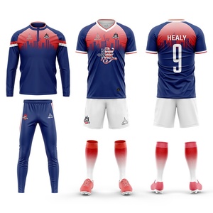 Ensemble complet de sublimation Maillot de football adulte de haute qualité pour homme Combinaison d'entraînement - Product Image 1