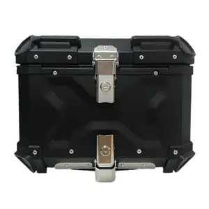 ZHUITU Newest 25L 36L 45L 55L 65L 85L Trunk Motorcycle Scooter Rear Food Delivery Aluminum Top Box