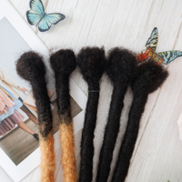 Extensions de dreadlocks 100 % faites à la main, style culturel unique, en cheveux humains, populaires pour les hommes de la Floride du Sud