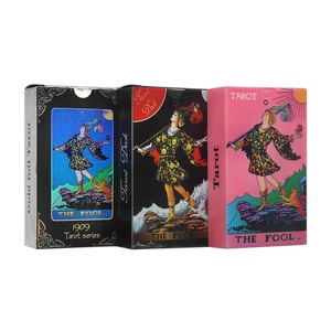 Tarjetas de Tarot <span class=keywords><strong>Vetter</strong></span> al por Mayor para Principiantes, Impresas en Color, PVC Impermeable, con Lámina Dorada, 12*7, Libro de Tarot de PVC, Manual, Juego de Cartas - Product Image 2