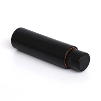Estuche Humidor para Cigarros Pequeños, Negro, para un Solo Cigarro, Resistente a Golpes, para Viaje