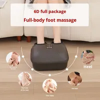 Masseur de pieds à air comprimé avec rouleaux de pression, grattage et chaleur