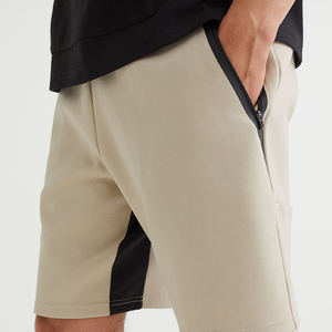 Pantalones cortos de hombre activos e informales al por mayor con bolsillos reflectantes con cremallera 100% algodón nailon estirable gran oferta ropa deportiva hasta la rodilla - Product Image 4