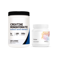 Chumita Premium Creatina Monohidrato Micronizada Pura en Polvo para Desarrollo Muscular, Pre/Post-Entrenamiento, Alivio del Estrés para Adultos