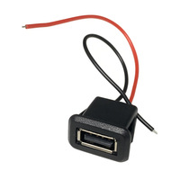 Großhandel 2-Pin/4-Pin USB 2.0 Buchse Ladeanschluss Dateninterface-Kabelverbinder