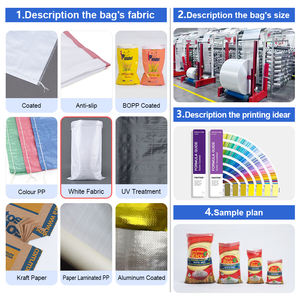 Sacs d'engrais 25kg personnalisés vente en gros directement de l'usine sol tissé en PP recyclable étanche à l'humidité/sac d'emballage d'engrais organique - Product Image 6